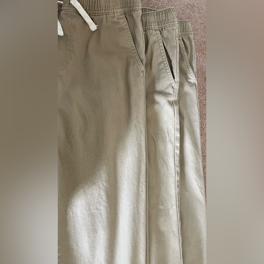 Boys khaki Pants - 3 pairs size 10/12L